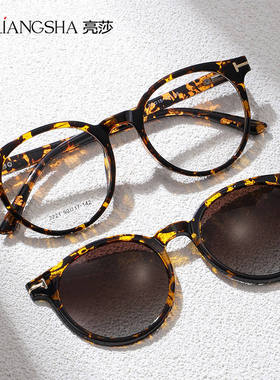 2025韩版新款磁吸套镜二合一偏光太阳镜可配近视墨镜炫酷丹阳眼镜