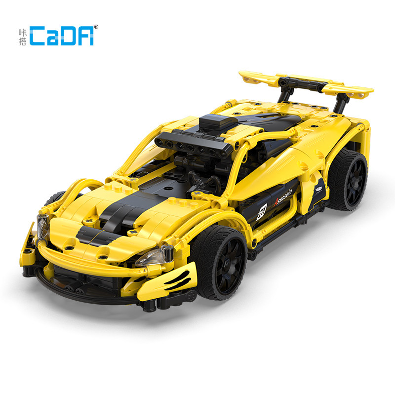 cada咔搭风之子拼装赛车模型大积木 cada咔搭建构/拼插积木