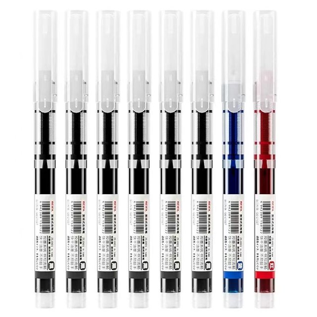 Direct liquid quick-drying ballpoint pen, simple pen for exams