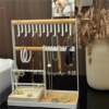 Japanese iron jewelry hanger entrance key high-end exquisite jewelry rack necklace earrings ring storage display rack