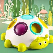Baby Early teaching pressing finger small beetle for 12 months Baby catch d grip Cave hole ball Puzzle Toy 3 Year Old Bites