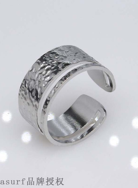 European and American hollow adjustable titanium steel ring