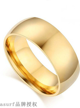 European and American mens titanium steel ring Korean jewe