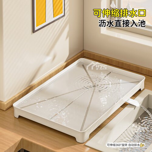 加厚双层沥水碗盘架304不锈钢碗碟收纳架厨房放碗筷餐具收纳盒 - 图3