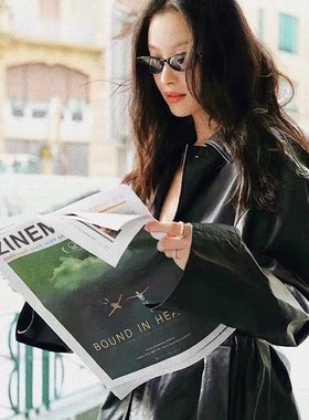 倪妮同款猫眼近视墨镜