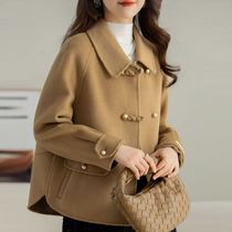 Small fragrant wind 2023 autumn and winter new fur coat ladies short section 100 hitch high-end loose little subblouse