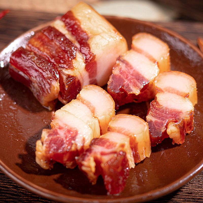 广式腊无皮酱香五花腊肉10斤5斤饭店餐饮商用批发