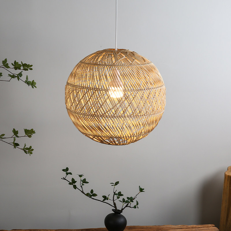 藤艺组合吊灯侘寂风设计师民宿酒店大厅餐厅个性店铺商用艺术灯具,淘宝优惠券,粉丝福利购,淘宝优惠卷