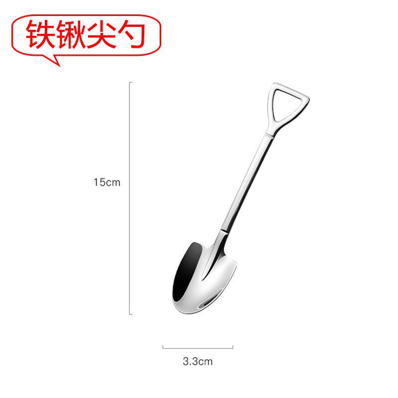 推荐304 stainless steel shovel spoomn household eating Korea - 图2