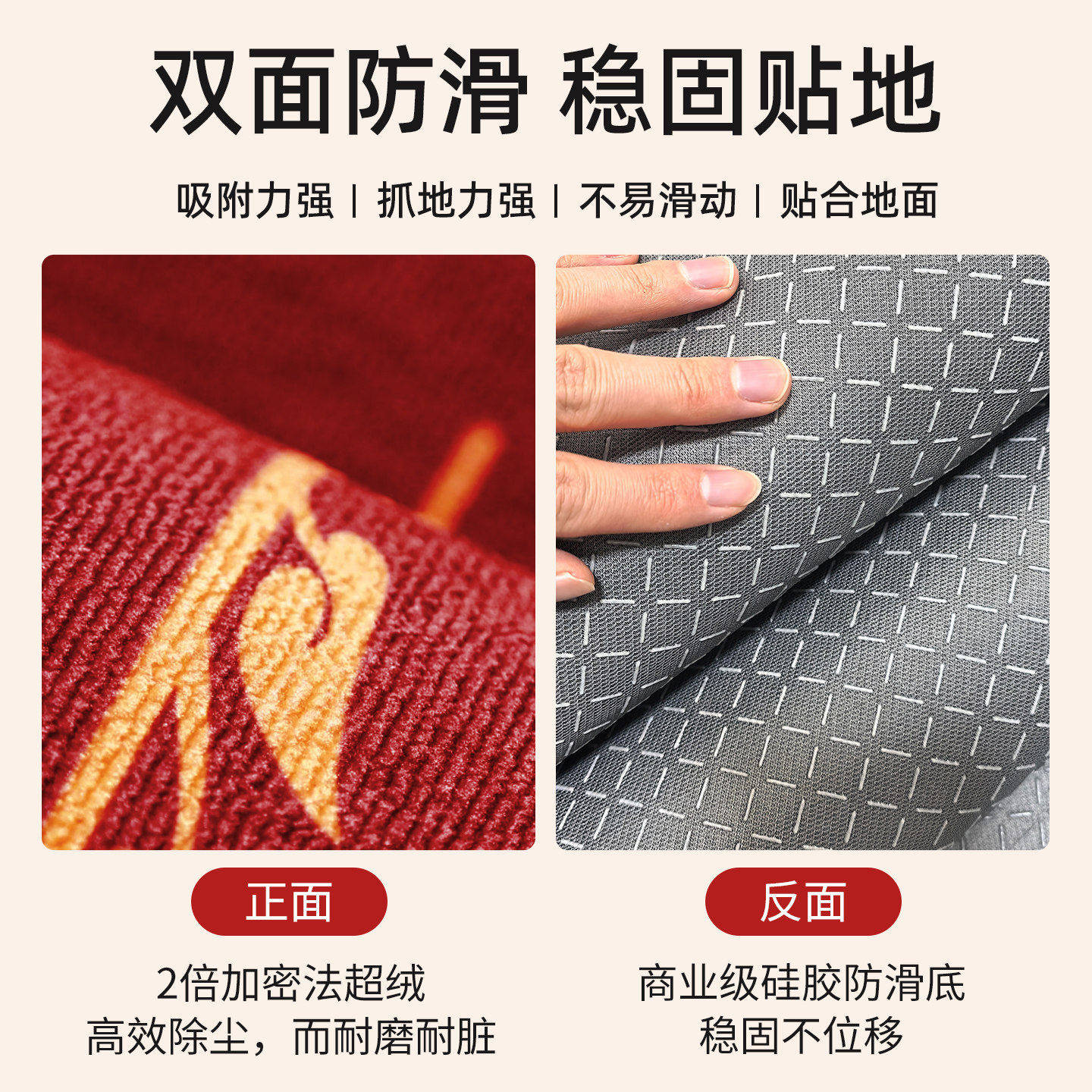 Corporate office entrance floor mats with customized patterns, logo floor mats, anti-slip dust removal carpets for shopping malls and public places