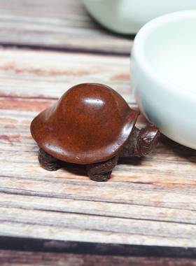 日式乌龟纯铜茶宠摆件精品可养禅意非紫砂招财长寿龟盖置茶道零配