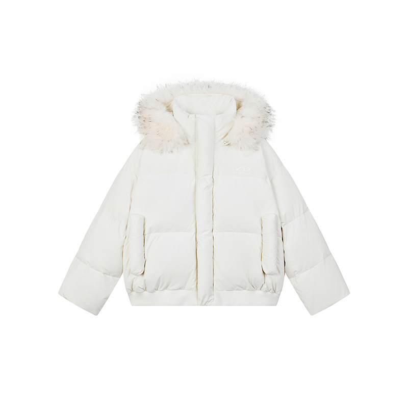 【Achock官方店】90白鸭绒美式毛领连帽羽绒服男女潮牌派克服外套 - 图3