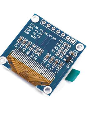 0.96寸OLED显示屏模块 供原理图 12864屏 12864 IIC/SPI
