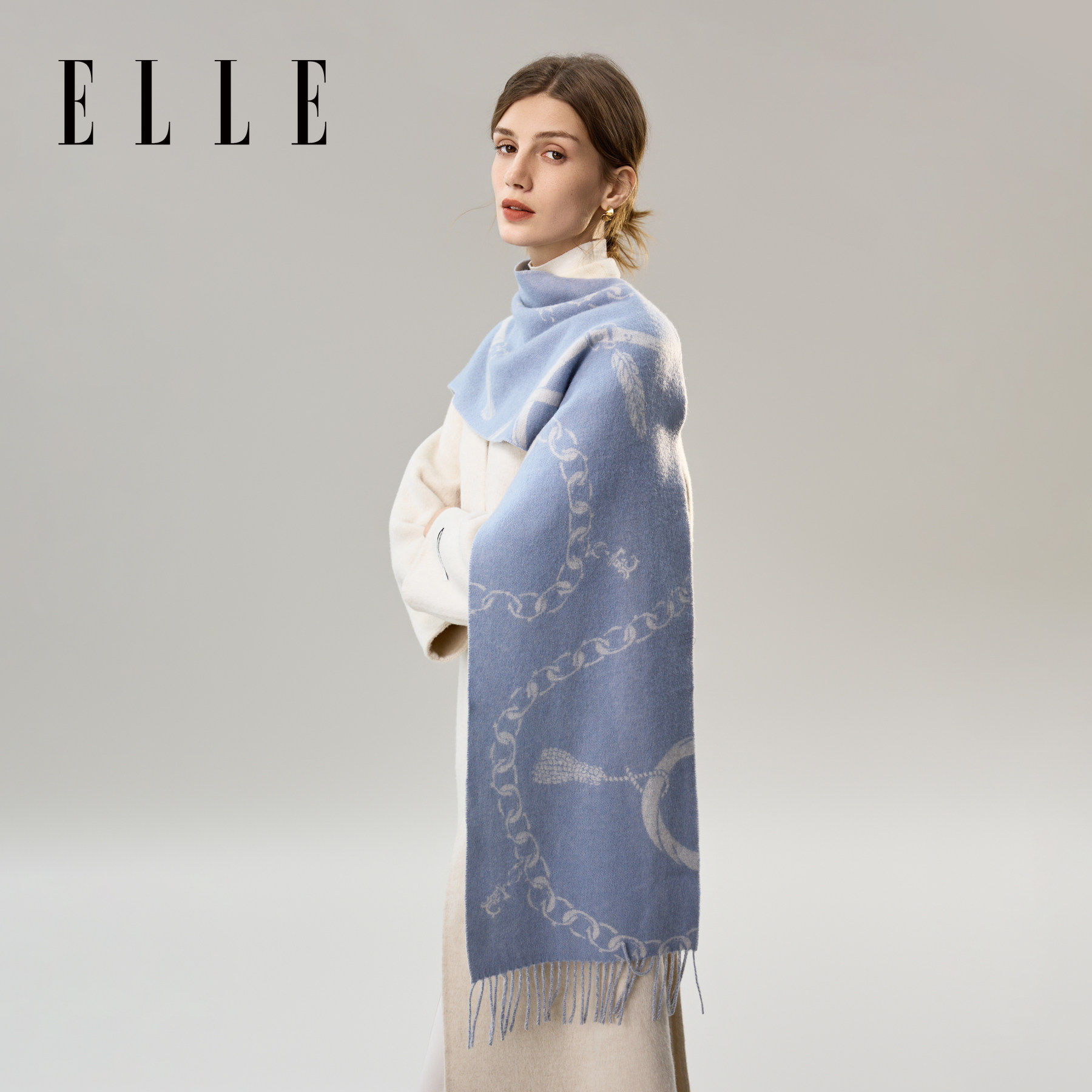 【所有女生的衣橱直播间】ELLE羊毛围巾/毛绒耳罩/手套女冬保暖,淘宝优惠券,粉丝福利购,淘宝优惠卷