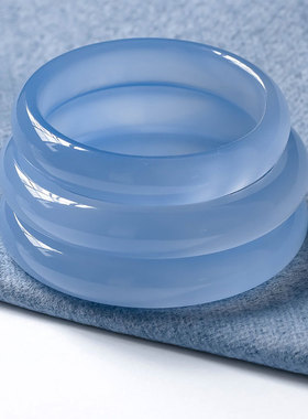 天然海洋玉髓手镯女小众