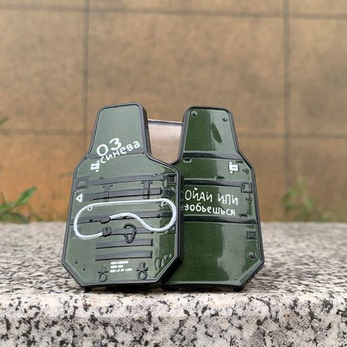 三角洲深蓝盾牌游戏周边金属三角洲盾牌网红潮玩玩具可开合礼物 - 图1