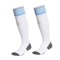 Argentinian white game football socks home anti-slip and breathable adult away children long cylinder overknee towel bottom ball socks