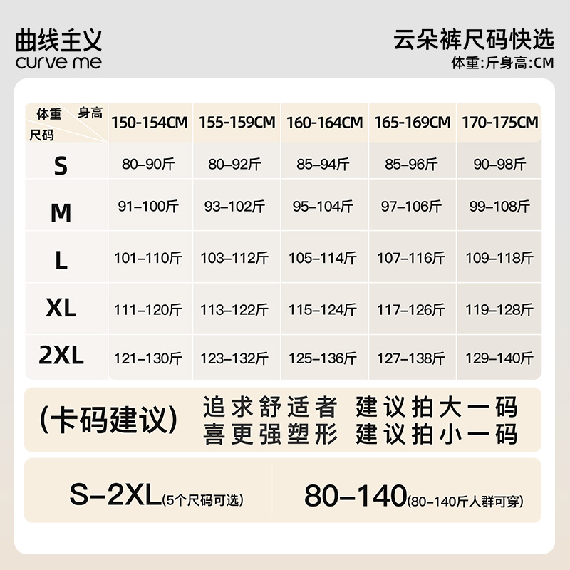 【张馨予同款】曲线主义云朵塑形收腹提臀裤收小肚子强力产后内裤