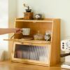 Nanzhu desktop storage box tea set and cup display