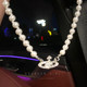 The Queen Mother's Saturn Pearl Necklace and Skirt Accessories
