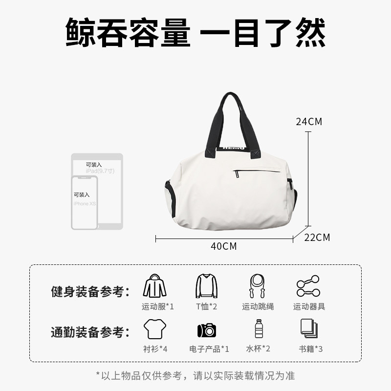 游泳包干湿分离手提运动女男斜挎包 乐悦猫旅行袋