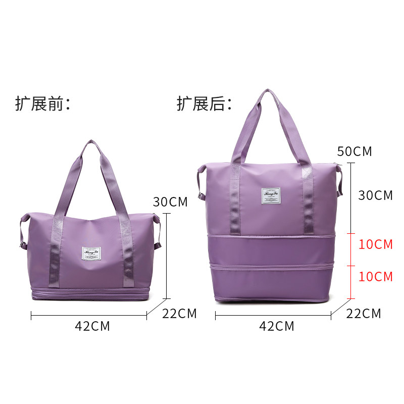 时尚手提短途旅行包大容量女收纳包 乐悦猫旅行袋