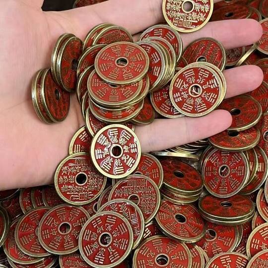 Cinnabar mountain ghost money pendant handmade item