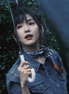 章若楠同款腰果花纹丝巾女2025