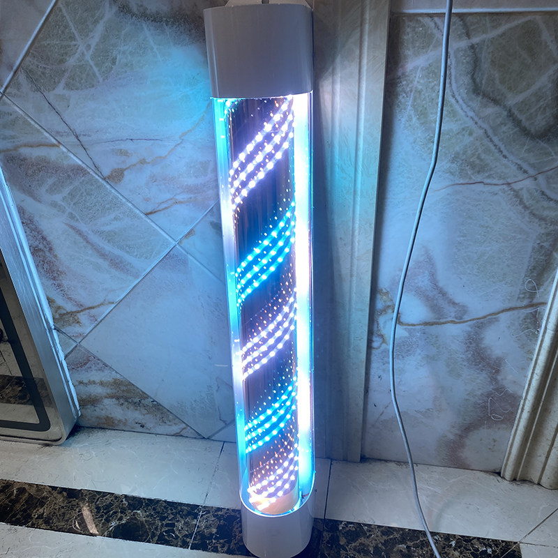 2025新款LED美发转灯旋转高亮半圆挂墙门头发廊理发店标志灯广告,淘宝优惠券,粉丝福利购,淘宝优惠卷