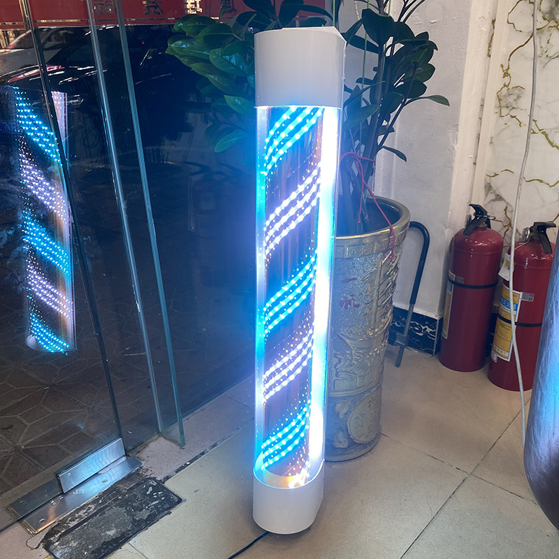 2025新款LED美发转灯旋转高亮半圆挂墙门头发廊理发店标志灯广告,淘宝优惠券,粉丝福利购,淘宝优惠卷