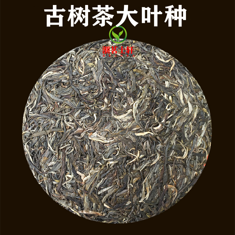 2009原料昔归普洱茶生茶饼云南七子饼茶临沧古树纯料生普茶叶357g-图0