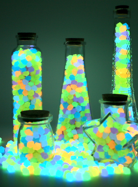 夜光石鱼缸造景装饰玩具发光宝石