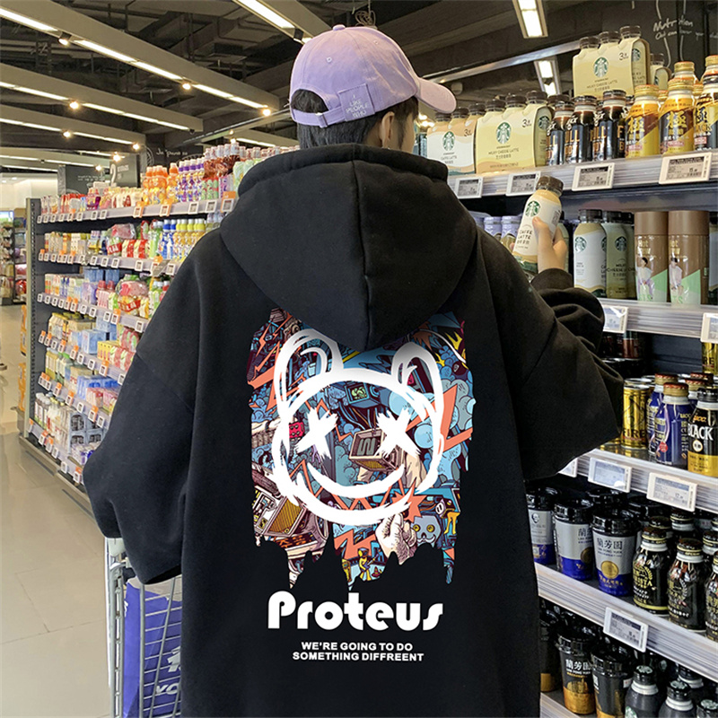 proteusboy男机器工厂小熊笑脸卫衣 ProteusBoy卫衣