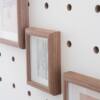 15mm hole board accessories wooden photo frame log style wall hanging no punching photo solid wood frame photo wall