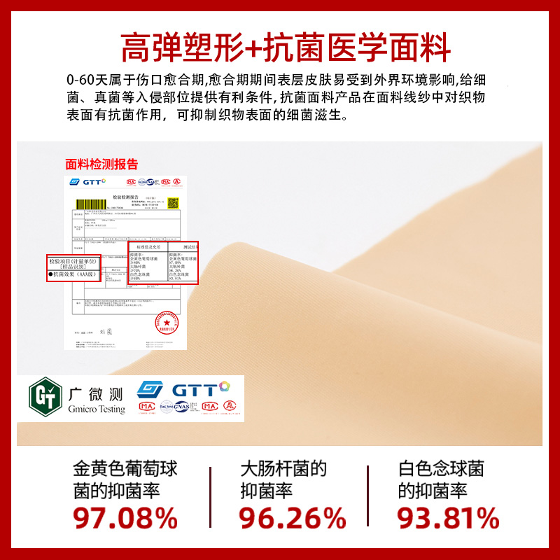 [线下同款]怀美假体隆胸术后内衣 怀美一期塑身上衣