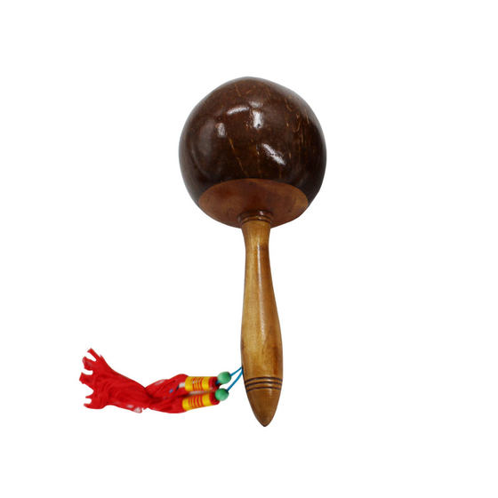 Coconut shell sand hammer professional coconut sand ball drum circle party scattered musical instrument performance performance sand hammer coconut shell sand ball props