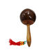 Coconut shell sand hammer professional coconut sand ball drum circle party scattered musical instrument performance performance sand hammer coconut shell sand ball props