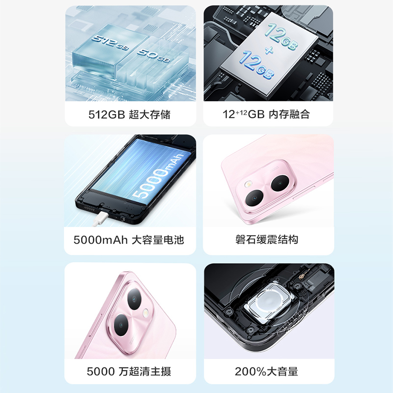 【晒单返20元红包】vivo y100i 新品5G智能拍照手机大内存大电池长续航vivo官方旗舰 y100 y79 y78 y77  y53t - 图1