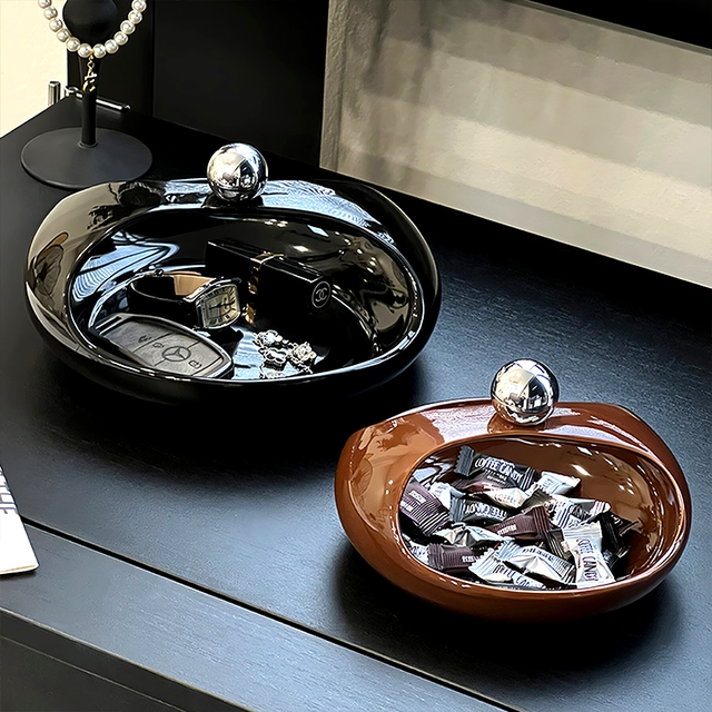 Key storage entrance ornaments niche tray creativity