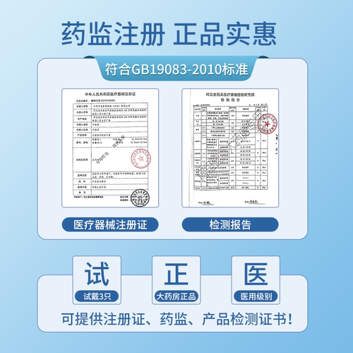 n95级医用防护口罩医疗级别一次性柳叶型正品官方旗舰店医护用kn-图3