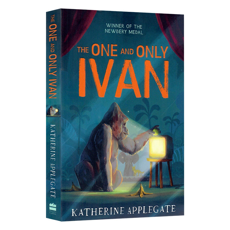 The One and Only Ivan 独一无二的伊凡纽伯瑞金奖儿童文学小说 英文原版动物与人之间温情故事 进口正版书籍中小学生课外阅读