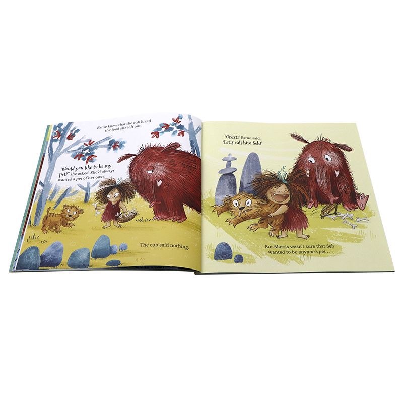 埃斯梅和剑齿虎幼崽英文原版 Esme and the Sabre Toothed Cub 牛津精品绘本儿童幽默搞笑温暖全彩插画OUP Oxford出版Magda Brol