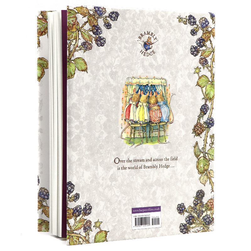 【自营】野蔷薇村的故事全集 英文原版绘本The Complete Brambly Hedge1-8册故事精装合集儿童英国田园画风童话图画故事书 - 图0