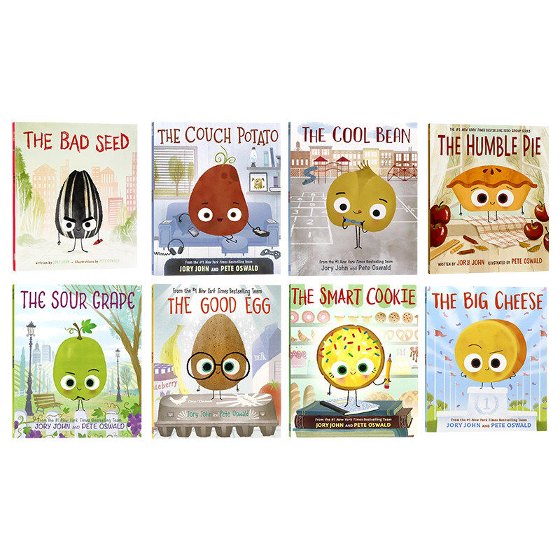 The Bad Seed 坏种子系列8册 英文原版绘本 Good Egg优良蛋 Cool Bean酷豆子 Couch Potato沙发马铃薯 良好行为习惯养成趣味故事书