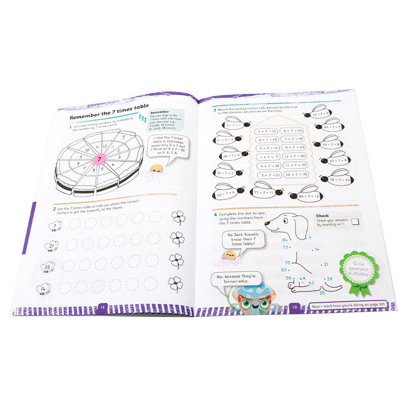 Oxford PWO 牛津练习册 英文原版 Progress with Oxford系列乘法口诀表数字数据处理阅读理解书写 9-10岁年龄段小学练习册儿童教辅,淘宝优惠券,粉丝福利购,淘宝优惠卷