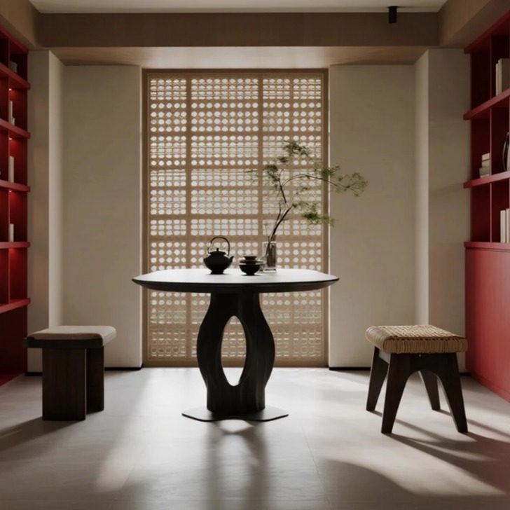 宋式美学功夫黑胡桃木榫卯茶桌阳台酒店设计师同款泡茶台高端定制,淘宝优惠券,粉丝福利购,淘宝优惠卷