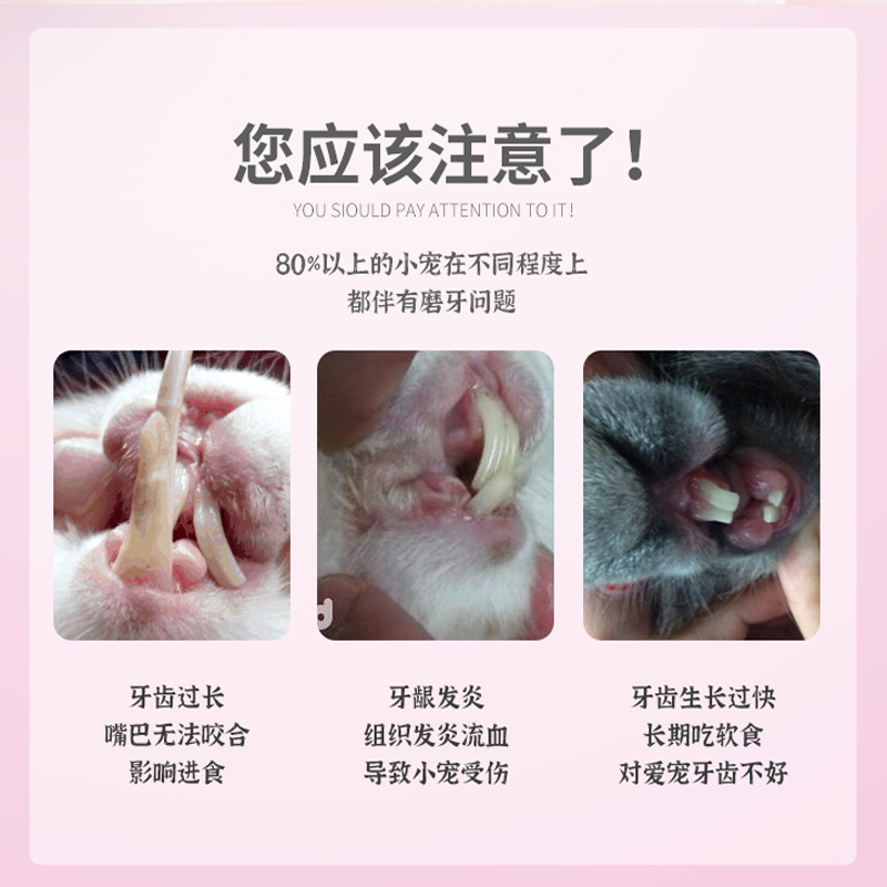 兔子磨牙串草饼苹果树枝甜竹磨牙棒龙猫荷兰猪咬木串宠物草棒草砖 - 图1