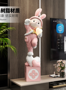 厚牧高级感兔子摆件装饰灯