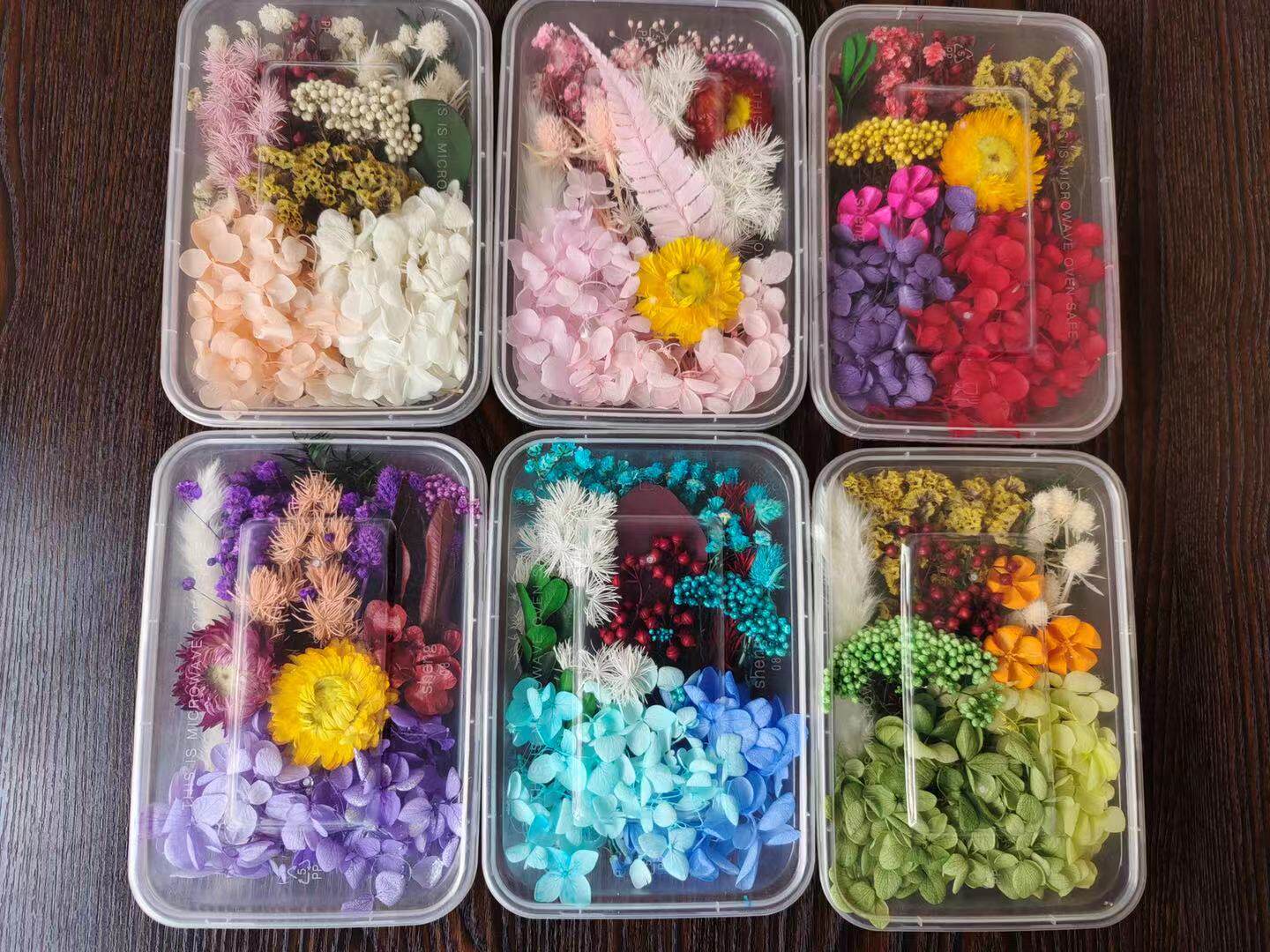 永生花diy材料包干花套餐现场手工活动团扇相框康乃馨母亲节礼盒_虎窝淘