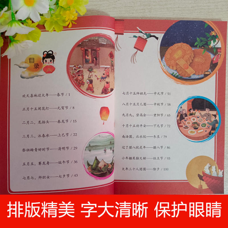 全4册写给儿童的趣味传统文化彩图注音中国传统节日二十四节气中国古代民俗故事十二生肖的故事书儿童文学一二三年级课外阅读书籍 - 图2